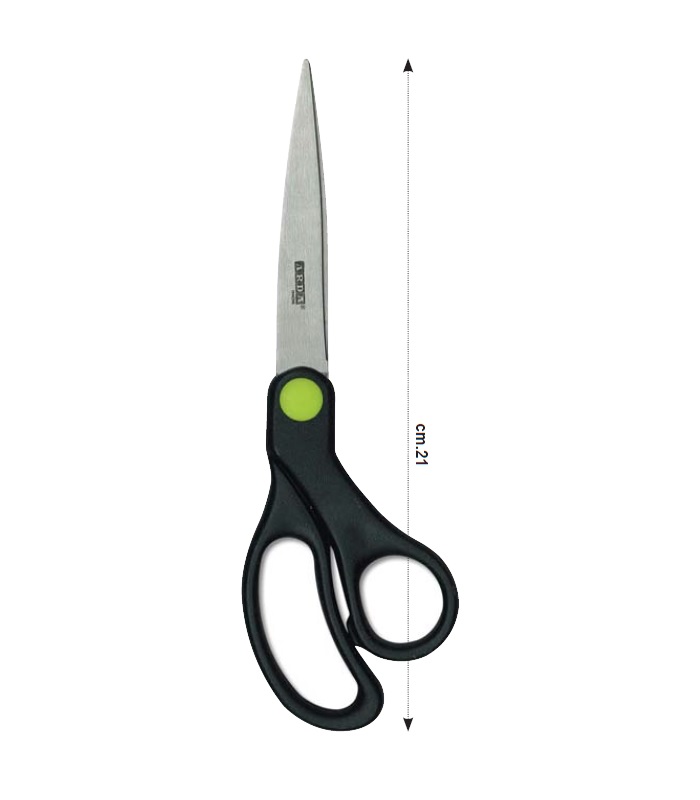 ARDA Black is the new Green Metal Scissors 21cm