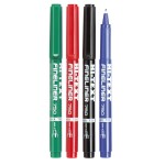 Hi-Text 750 Fine liner pack of 4 pens fine tip 1 mm