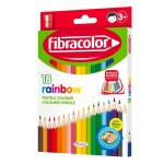 ETAFELT Fibracolor Rainbow Hexagonal colored pencil Pack of 18 Colors