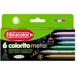 COLORITO Metal complexion Fine tip marker Set of 6