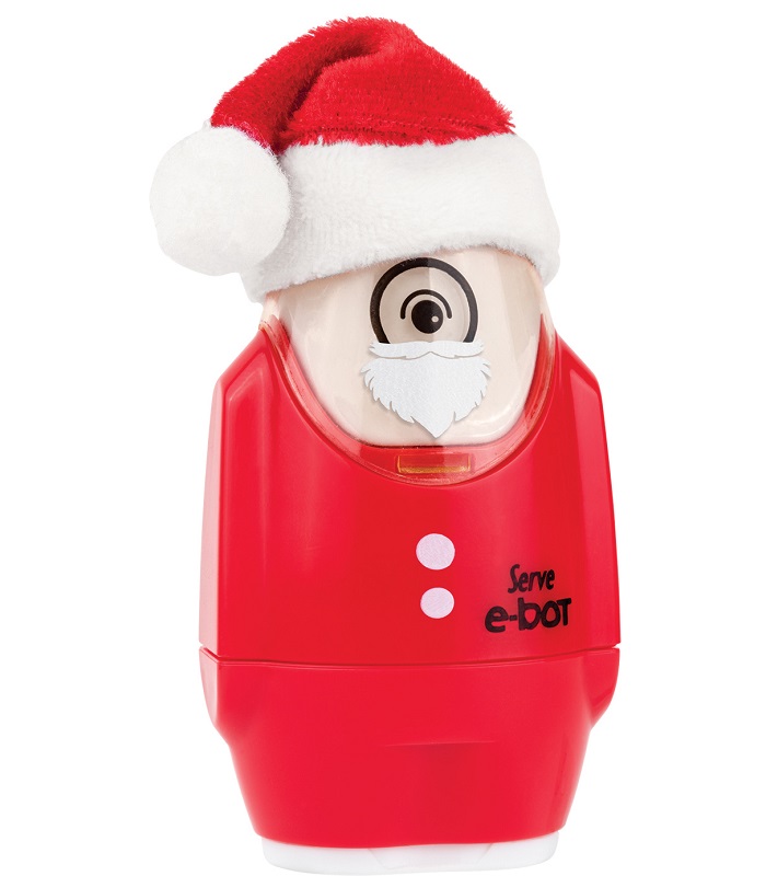 Serve E-Bot - E-Bot - Santa Claus Eraser & Sharpener