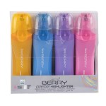 Serve Berry Highlighter - Pastel Colours Pack of 4