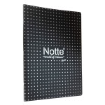 Notte® Black Notebook with PP Cover