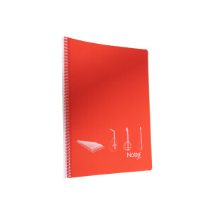Notte® Music PP Cover Notebook - Spiral Binding