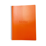 Notte® Black Spiral Notebook with PP Cover