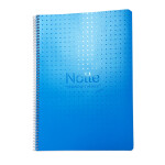 Notte® Black Spiral Notebook with PP Cover
