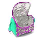 Coral High Kids Thermal Lunch Bag - Pink Water Green Avocado Patterned