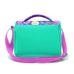 Coral High Kids Thermal Lunch Bag - Water Green Purple Patterned