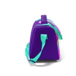 Coral High Kids Thermal Lunch Bag - Purple Water Green Unicorn Patterned