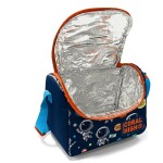 Coral High Kids Thermal Lunch Bag - Navy Blue Blue Astronaut Patterned