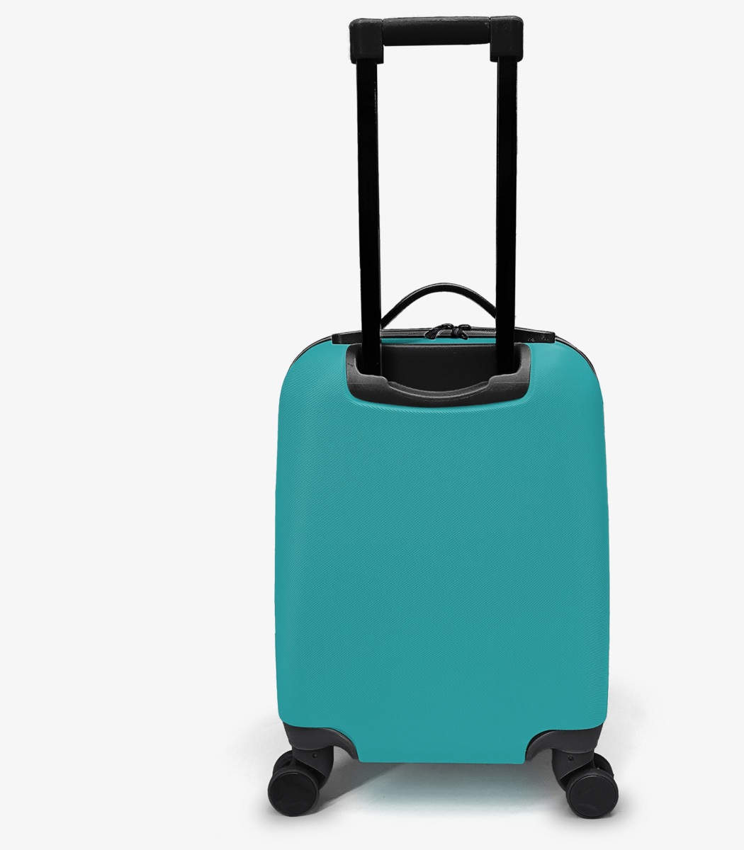 Coral High Kids Luggage suitcase - Cyan