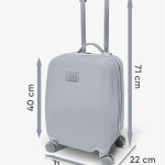 Coral High Kids Luggage suitcase - Cyan
