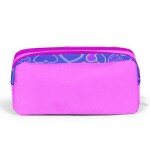 Coral High Kids Two Compartment Pencil case - Light Pink Lavender Heart Patterned