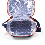 Coral High Sport Thermal Lunch Bag - Navy Blue Neon Orange