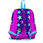 Coral High Kids Two Compartment Backpack - Saks Pink Star Patterned