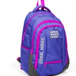 Coral High Sport Four Compartment Backpack - Lavender Gray