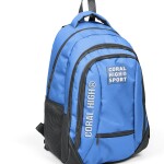 Coral High Sport Four Compartment Backpack - Deep Blue Dark Gray
