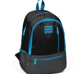 Coral High Sport Four Compartment Backpack - Black Dark Gray