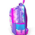 Coral High Kids Three Compartment School Backpack - Colorful Batik Unicorn Ice Cream Pattern