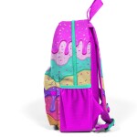 Coral High Kids Two Compartment Small Nest Backpack - Pink Colorful Ice Cream Pattern