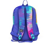 Coral High Kids Four Compartment School Backpack - Colorful Airbrush Patterned Patterned