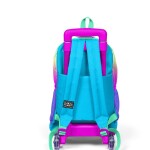 Coral High Kids Three Compartment Squeegee School Backpack - Color Transition