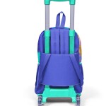 Coral High Kids Three Compartment Squeegee School Backpack - Colorful Airbrush Patterned