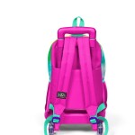 Coral High Kids Three Compartment Squeegee School Backpack - Colorful Tie-Dye Patterned