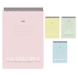 Gipta COLOR-X SPIRAL / PP COVER COLOR NOTE PAD