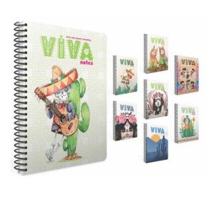 Gipta VIVA NOTES SPIRAL / CARDBOARD COVER NOTEBOOK