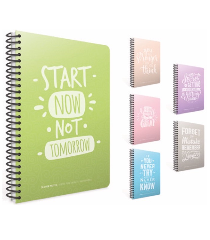 Gipta Clever Notes Lined PP cover Notebook