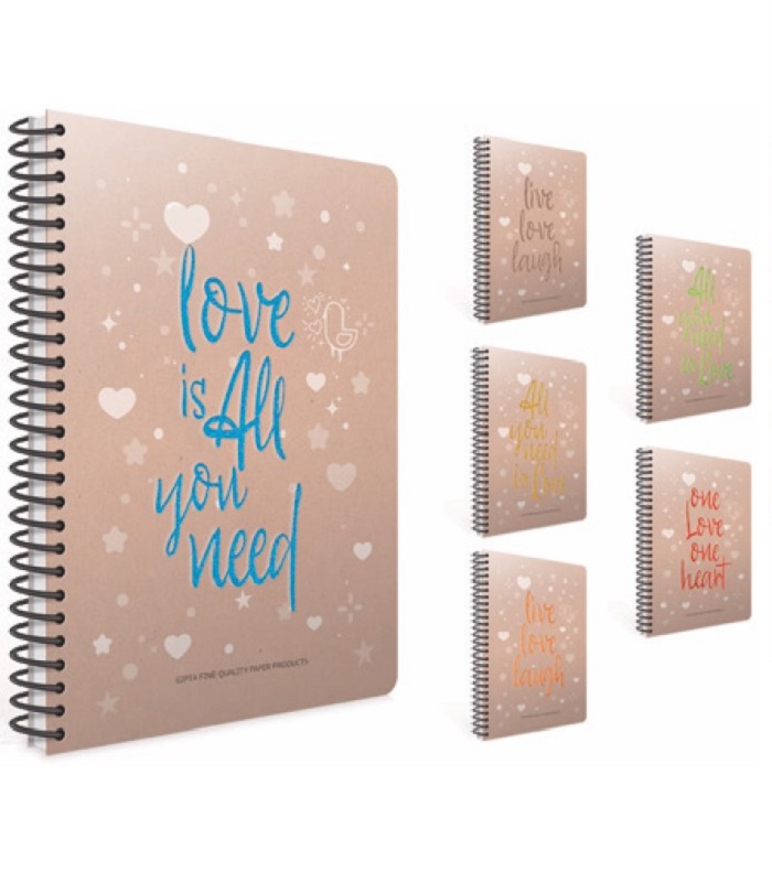 Gipta Love Book Lined Carton cover Notebook