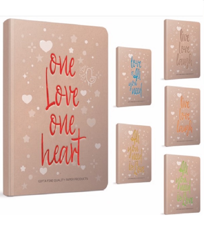 Gipta Love Book Lined Hard cover Notebook
