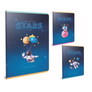 Gipta STARS WIRE STITCHED CARDBOARD COVER EXERCISE BOOK