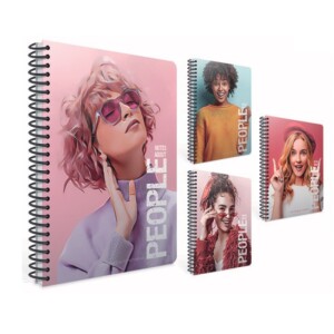 Gipta PEOPLE SPIRAL / HARD COVER NOTEBOOK
