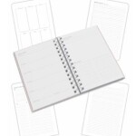 Gipta PROJECT SPIRAL - HARD COVER WEEKLY PLANNER