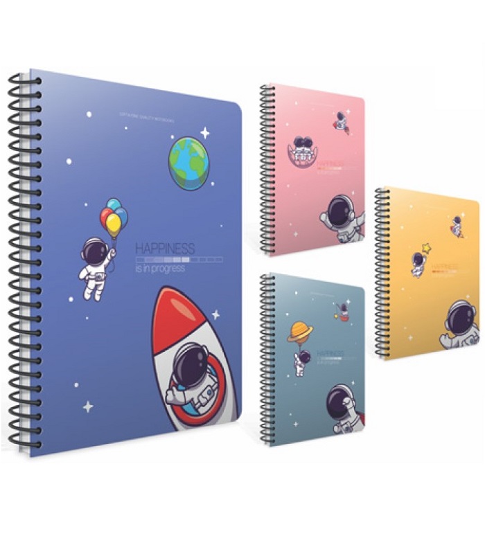 Gipta HAPPINESS SPIRAL - CARDBOARD COVER NOTEBOOK
