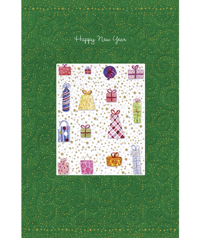 Editor : Green Christmas Greeting Card