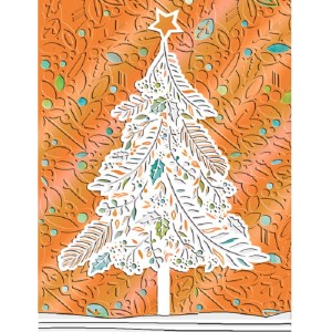 Editor : Orange Christmas Greeting Card