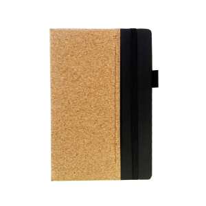 Atom Notebook Leather Cover - Black CRNB21