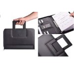Catalyst Handy Leather Folder With Calculator