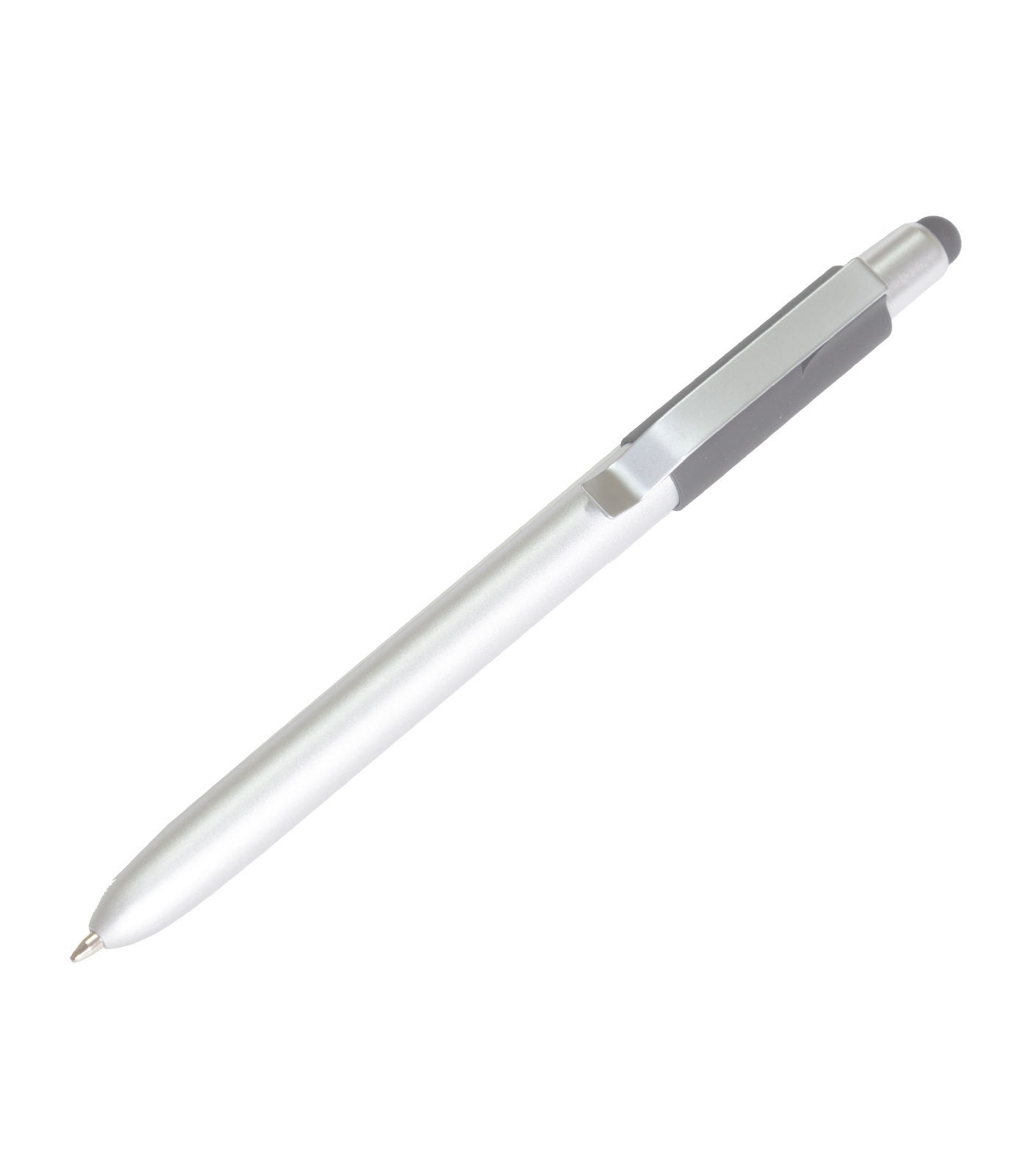 Atom Ballpoint Thin Pen - Silver Metal