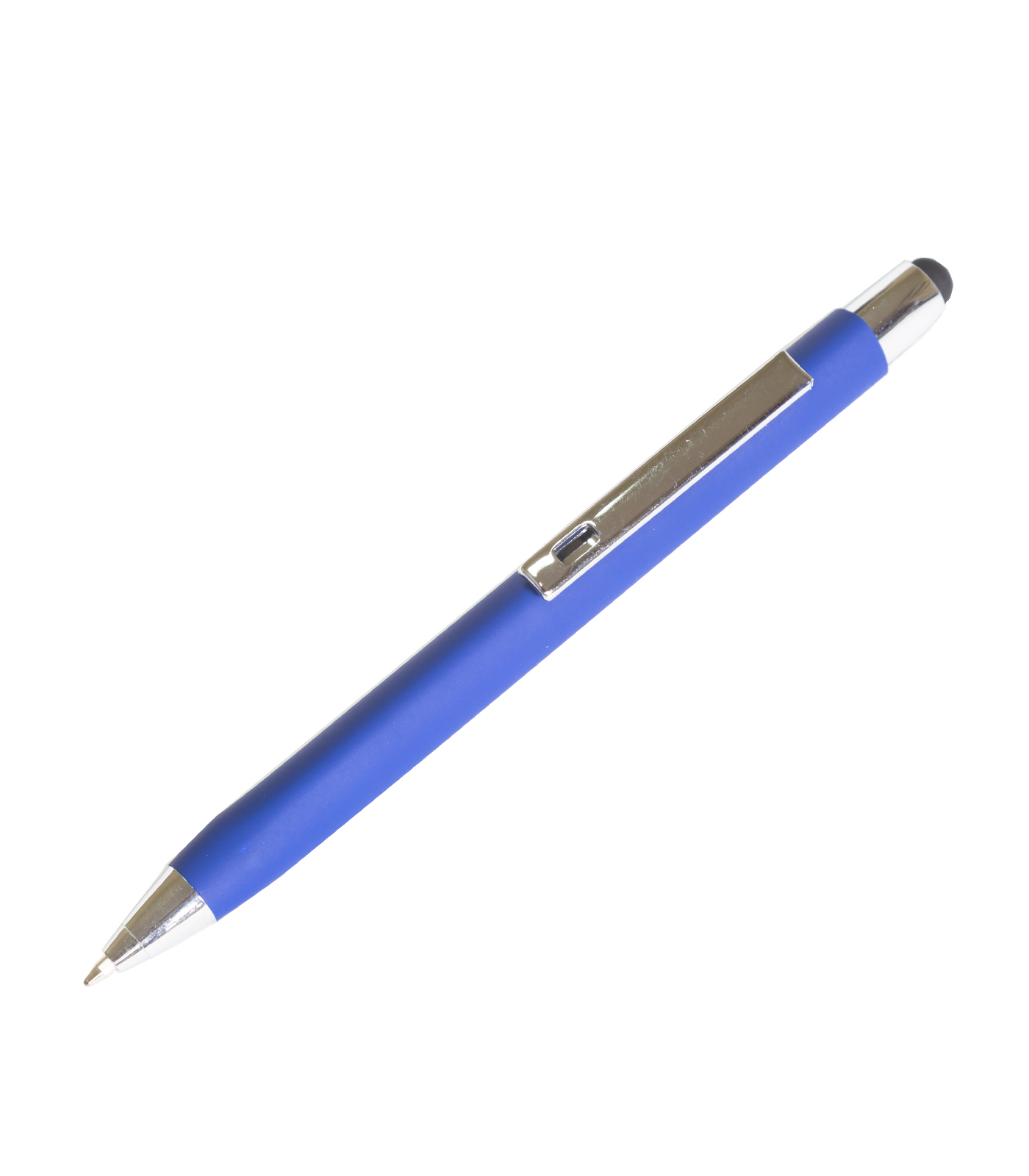 Atom Ballpoint Thin Pen - Blue Metal