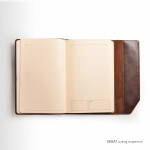 Atom Notebook Leather Cover - Brown ANB18