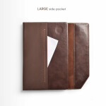 Atom Notebook Leather Cover - Brown ANB18