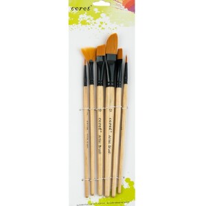 Corot set of 6 brushes Different sizes