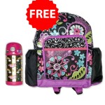 Thermos® FUNTAINER® STAINLESS STEEL BOTTLE WITH STRAW CHUBBY UNICORN + Free Thermos Backpack Floral