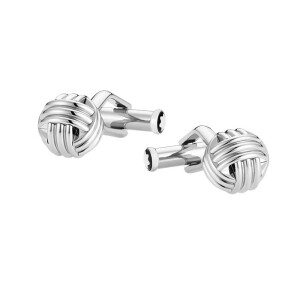 Montblanc Meisterstück Iconic Cufflinks Knot Stainless steel Polished