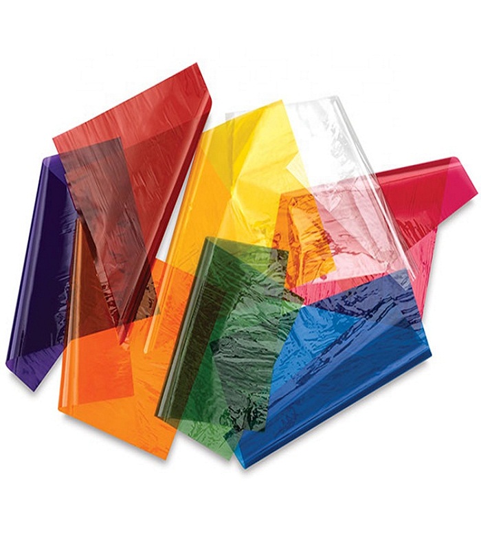 colored cellophane paper