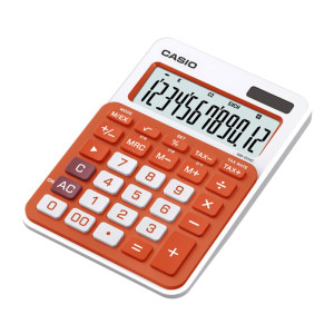 Casio MS-20NC-RG Basic Calculator Tax Calculations